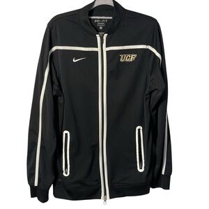 Nike Dri-Fit Men’s UCF Knights Navy Zip Front Track Style Jacket Sz XS